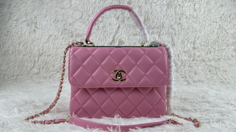 Ch**el top handle bags